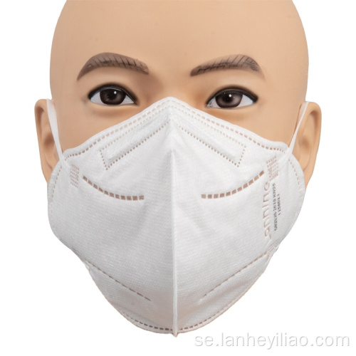 Folding FFP2 Disponibla 5 -lager KN95 DUST MASK